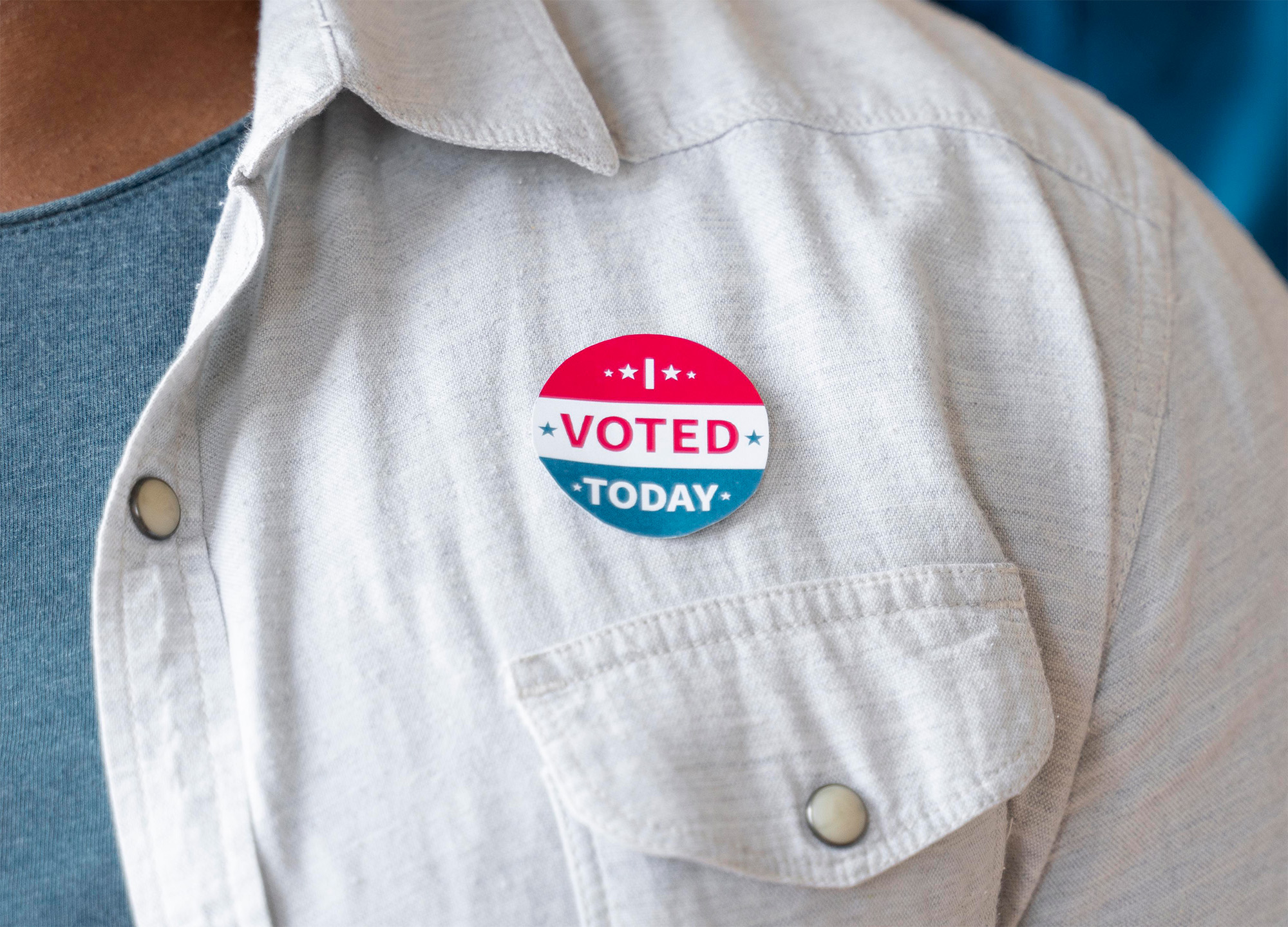 I voted today